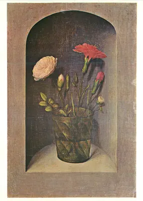 Arranjo de flores — pintura — editor desconhecido, número de série ilegível