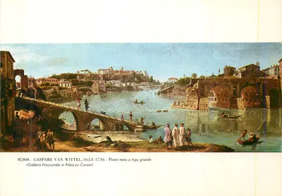 रोमा - गैस्पार वैन विटेल, 1653-1736 - पोंटे रोट्टो ए रिपा ग्रांडे