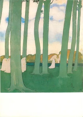 Florestas — Anjos nas árvores — K. Degas