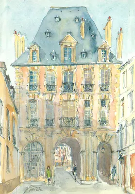 Hôtel de Ville de Paris — vista artística — Ben Lèvre