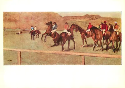 Corrida de cavalos — paisagem árida — Pegas