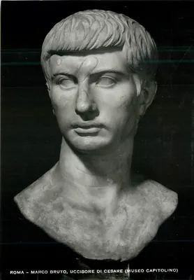 Bust Marco Bruto — zabójca Cezara — Muzeum Kapitol, Rzym