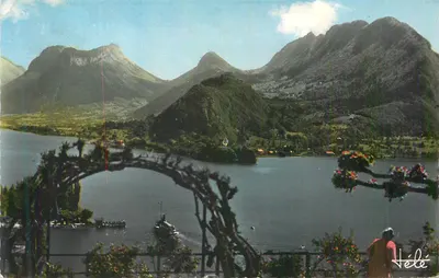 Lago de Léman — vista panorâmica — Héle