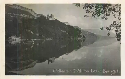 Castelo de Châtillon — Lago do Bourget — editor não visível
