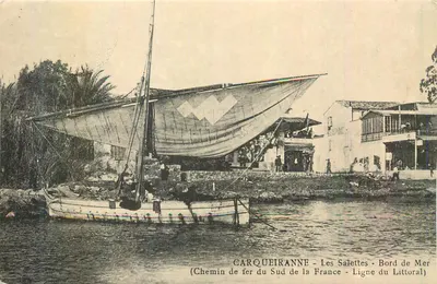 Carqueiranne - Les Saleftes - Bord de Mer — Chemin de fer du Sud de la France - Ligne du Littoral