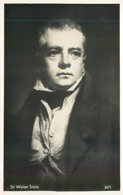 Sir Walter Scott — retrato — editor e número de série 2671