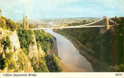 Ponte de Suspensão de Clifton — vista panorâmica — Q2CG