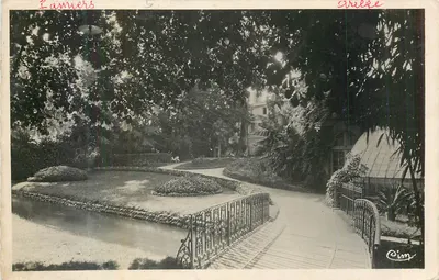 Lamiers — Jardim com ponte e estufa — Cim