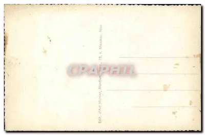 Menton - Widok z Garavan — widok Garavan — wydawca Munier — Rewers