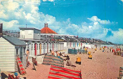 Bilhete postal moderno The Beach Aberdeen