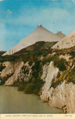 Indústria Cornish. China Clay Works perto de St. Austell — KSTA 102