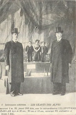 Os gigantes dos Alpes — Os Lilliputienses — Exposição