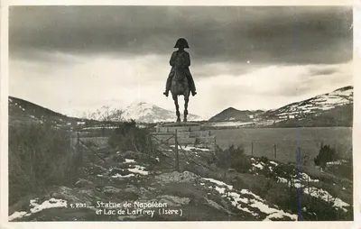 Estátua de Napoleão e Lago de Laffrey (Isère) — n° 1.231