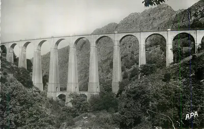 Viaduto do Tarn — vista panorâmica — editor APA