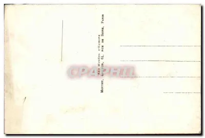Obóz wokół miasta — seria 125 — wydawca Moitiet, Paryż — Rewers