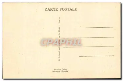 Saint-Pol-de-Léon (Finistère) — Grève di Santa Anna — G. Artaud, Nantes — Verso