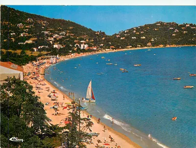 Plage de Sainte-Maxime — vue panoramique — éditeur Ping, n° de série non visible