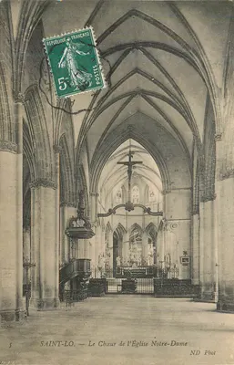 SAINT-LO — O Coro da Igreja Nossa Senhora — ND Phot