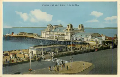 South Parade Pier, Southsea — vista panorâmica — editor não identificável
