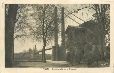 AGEN — A ponte sobre a Garonne — Narbo