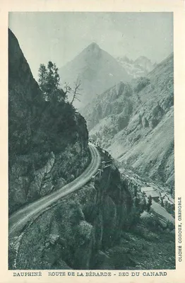 Rodovia de La Bérarde - Bec du Canard — Dauphiné, cliché Oddoux, Grenoble