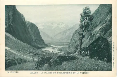 Oisans - O maciço de Belledonne e o Vénéon — Cliché Odoux, Grenoble
