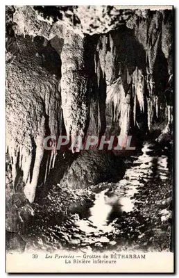 Os Pirineus — Grutas de BÉTHARRAM — A Rio Inferior
