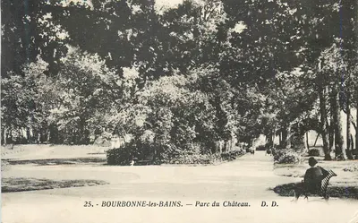 Bourbonne-les-Bains — Parque do Castelo — D. D. — n° 25