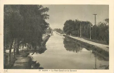 AGEN — O Ponte Canal na Garonne — NARBO, n°23