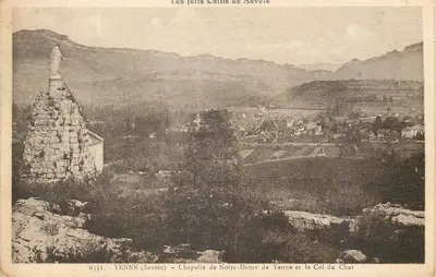 Yenne (Savoie) — Capela de Nossa Senhora de Yenne e o Col do Chat