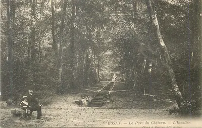 Rosay — O Parque do Castelo — A Escada