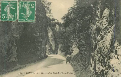 As Gorges e o Forte de Pierre-Châtel — Yonne — n°1569