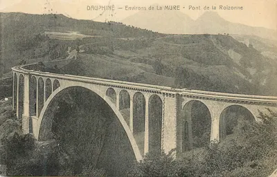 Dauphiné — Arredores de La Mure — Ponte da Roizonne
