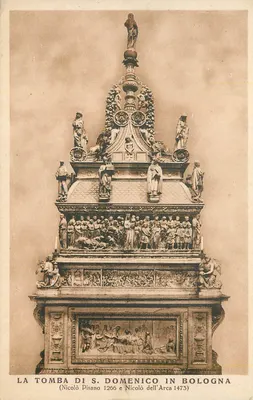 A tumba de S. Domenico em Bologna — Niccolò Pisano 1266 e Niccolò dell'Arca 1473