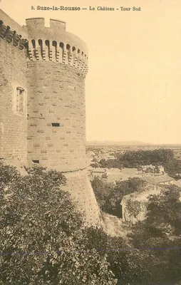 Suze-la-Rousse — O Castelo — Torre Sul