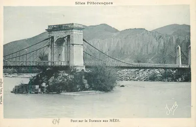 Ponte sobre a Durance nas Mées — Sites Pittoresques — Jung