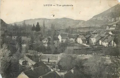 Bilhete postal antigo Lhuis Vista geral