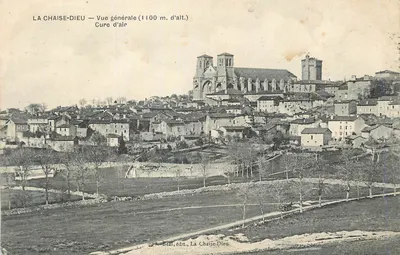 La Chaise-Dieu — Vista geral (1100 m. de alt.) — Belo, editor, La Chaise-Dieu