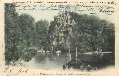 Paris - Lago e Rocha das Buttes-Chaumont (2) — E.R. Paris, n°18