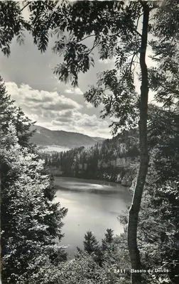 Bassin du Doubs — vista panorâmica — editor desconhecido, n° de série 2411