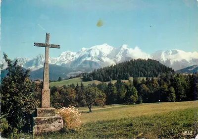 Cruz de montanha — vista do Monte Branco — editor IRIS, n° 19