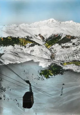Canyon da Alpe d'Huez — vista do teleférico — editor O. G. C. n° 123