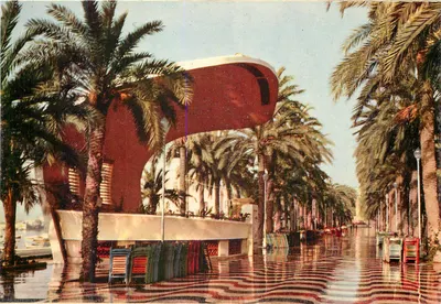 Vista da Promenade des Anglais em Nice — editor não visível