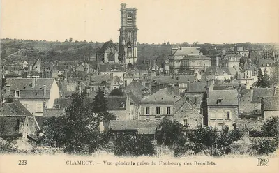 Clamecy — Vista geral tirada do Faubourg des Récollets — JND Phot.