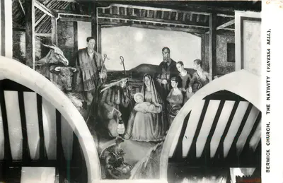 A Natividade — Igreja de Berwick — Vanessa Bell