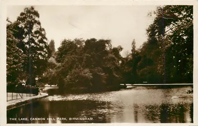 O lago, Cannon Hill Park, Birmingham — série 18