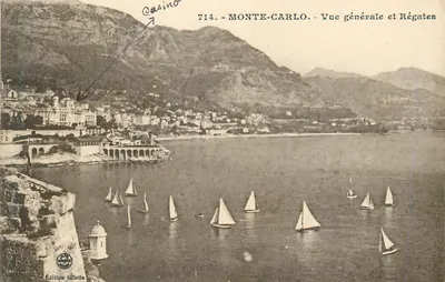 Monte-Carlo — Vista geral e Regatas — Edição Gilletta n°714