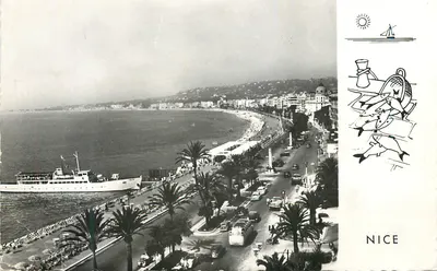Vista da promenade des Anglais em Nice — editor desconhecido, número de série não visível