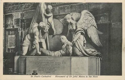 Monumento de Sir John Moore na Catedral de St. Paul — Nave