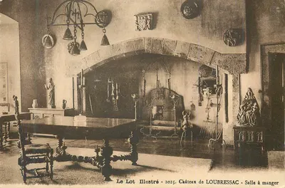 Castelo de LOUBRESSAC - Sala de jantar — Le Lot Illustré - 2025